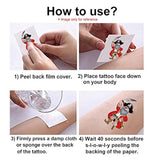 Kids Temporary Tattoos(100Pcs), Solar System Outer Space/Pirate/Construction Zone Tractor Truck/Dinosaur Shark Face Tattoo For Boys Goody Filler Birthday Party Favor Supplies