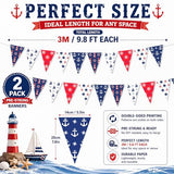 Nautical Garland Banner for Baby Shower Birthday Party Decorations
