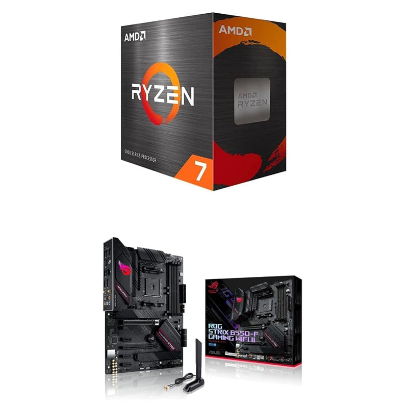 AMD Ryzen 7 5700G 8-Core, 16-Thread Unlocked Desktop Processor & Asus ROG Stri