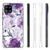 for Galaxy A42 5G Case: Slim Flexible TPU for Girls Women Airbag Bumper Shock Absorption Rubber Soft Silicone Case Cover Fit for  Galaxy A42