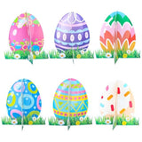 12 Pack Happy Easter Honeycomb Centerpieces For Table Decorations Bunny Easter Egg Centerpieces Decor For Easter Day Birthday Anniversary Party Supplies