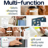 Mini Printer Portable Sticker Printer With 10 Paperrolls,Thermal Printing Pod,Ink-Free Bluetooth Label Maker Diy Crafts,Journals,Photos,Office & Home Use Printing Gift Box