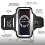 Running Phone Holder Armband. Iphone & Galaxy Cell Phone Sports Arm Bands For Women, Men, Runners, Jogging, Walking, Exercise & Gym Workout. Fits All Smartphones. Adjustable Strap, Cc/Key Pocket