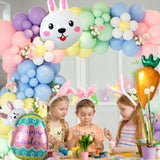 155 Pcs Easter Balloon Garland Arch Kit - Easter Party Supplies With Rabbit & Radish Balloons For Spring Birthday Party Baby Shower Decorations