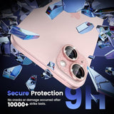 For Iphone 15 / Iphone 15 Plus Camera Lens Protector, Metal Aluminum Alloy Tempered Glass Cover Camera Screen Protector Accessories, Case Friendly For Iphone 15 / Iphone 15Plus 2023