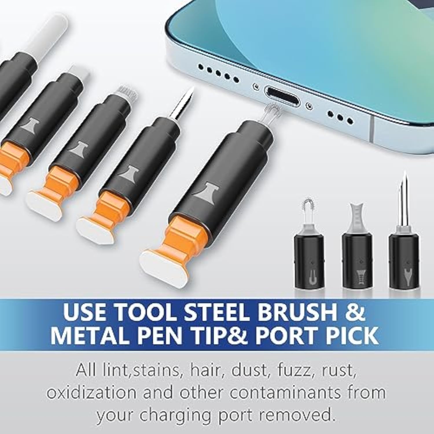 iPhone & AirPod Cleaning Kit Portable Charger Port and Cable Repair Tool