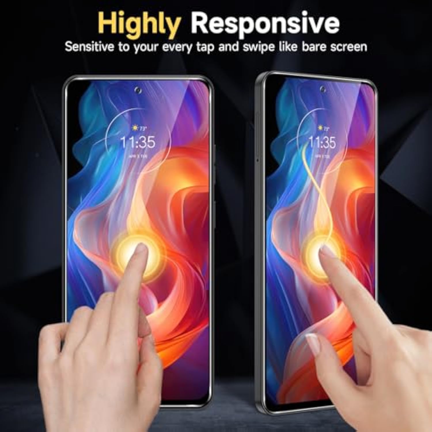 3-Pack Motorola Moto G Stylus 5G 2024 Tempered Glass Screen Protector