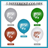 30 Pcs Bass Balloons Bass Fishing Party Decoration Balloons 12 Inches Latex Balloon For Baby Shower Gone Fishing Birthday Party Decorations