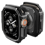 Spigen Rugged Armor Designed for Apple Watch Ultra 2/1 Case 49mm Durable TPU Cover - Black