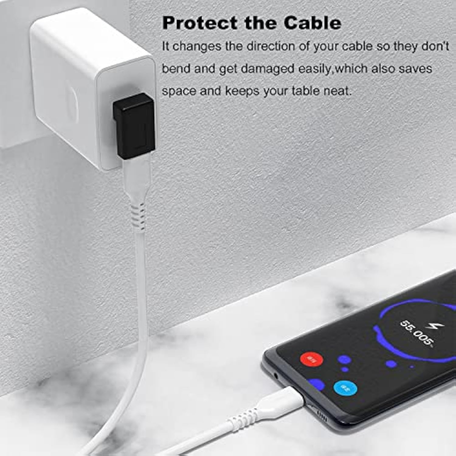 2 Pack Right Angle Usb A To Usb C Adapter, 90 Degree Up And Down Angle Usb 3.0