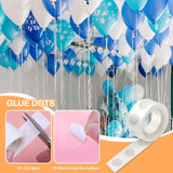 1000Pcs Glue Point Clear Balloon Glue Removable Adhesive Dots Double Sided Dots Of Glue Tape For Balloons Craft Glue Points Dots Sticky Dots Or Wedding Decoration