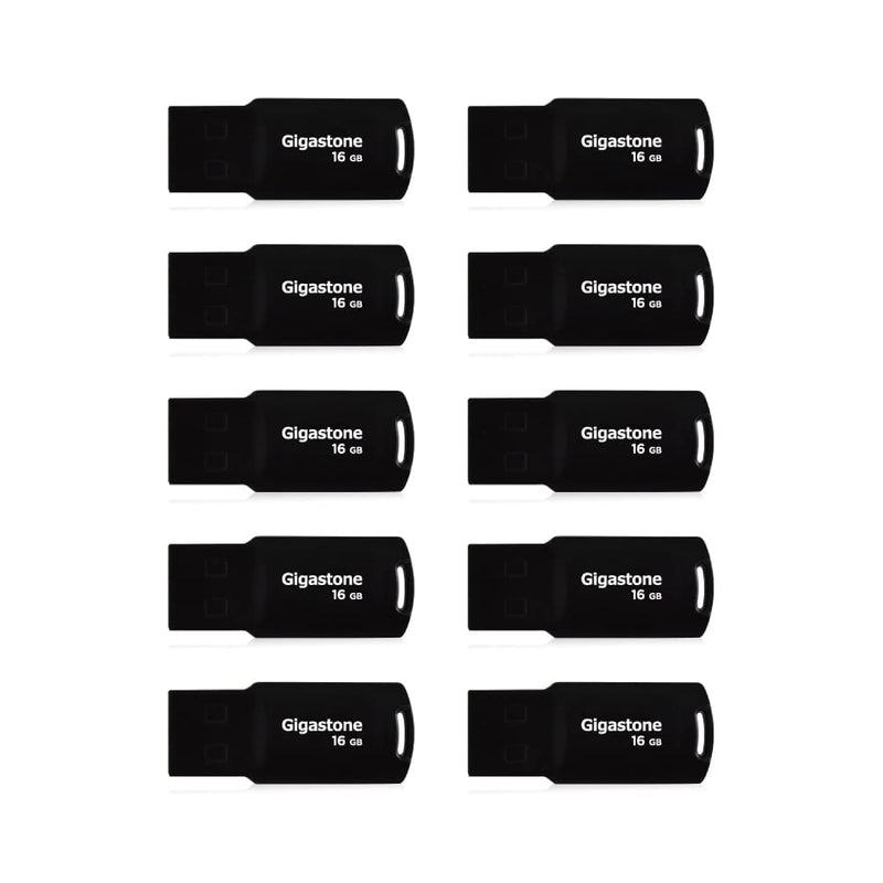 16Gb 10-Pack Usb 2.0 Flash Drive, Capless Design Pen Drive