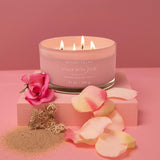 Burnable Sensations Candle, 21 Oz, 4 Cotton Wicks, Stuck With You - Fresh Coastal, Large Painted Jar