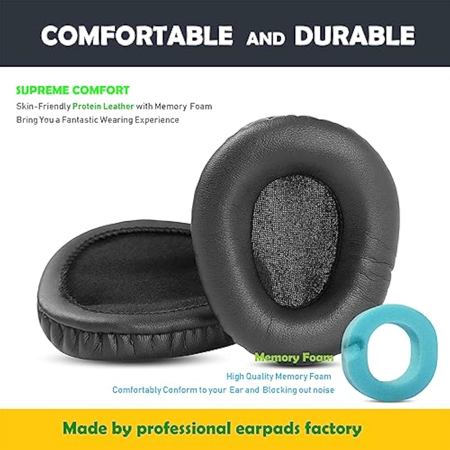 Earpads Replacement Cushion Compatible With Beyerdynamic Dt131, Dt231, Dt231Pro, Dt235, Mmx1, Mmx2 Headphones Premium Ear Pads With Softer Protein Leather/Memory Foam
