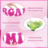 Gimmie One Margarita Banner, Pink Glitter Bachelorette and Birthday Party Decor