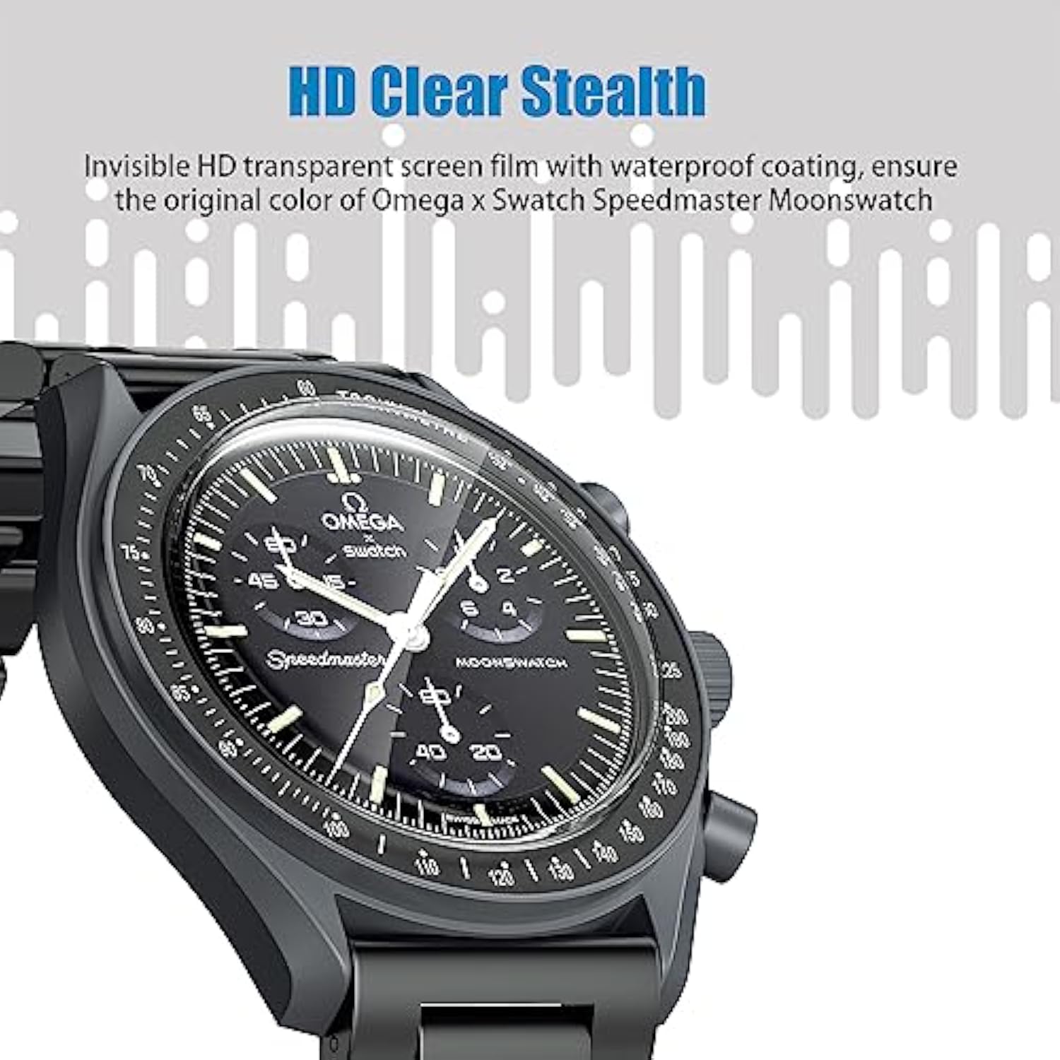 Crystal Protector For Moonswatch,Soft Tpu Anti-Scratch Screen Protector Compatible With Swatch Omega Moonwatch,Hd Clear Screen Protector Cover For Omega X Swatch Moonswatch 5 Pack