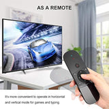 WeChip W1 Universal TV Remote Air Mouse, Wireless Keyboard Fly Mouse 2.4GHz Connection Air Remote Keyboard Mouse for Android TV Box/PC/Smart TV/Projector/HTPC/All-in-one PC/TV (w1)
