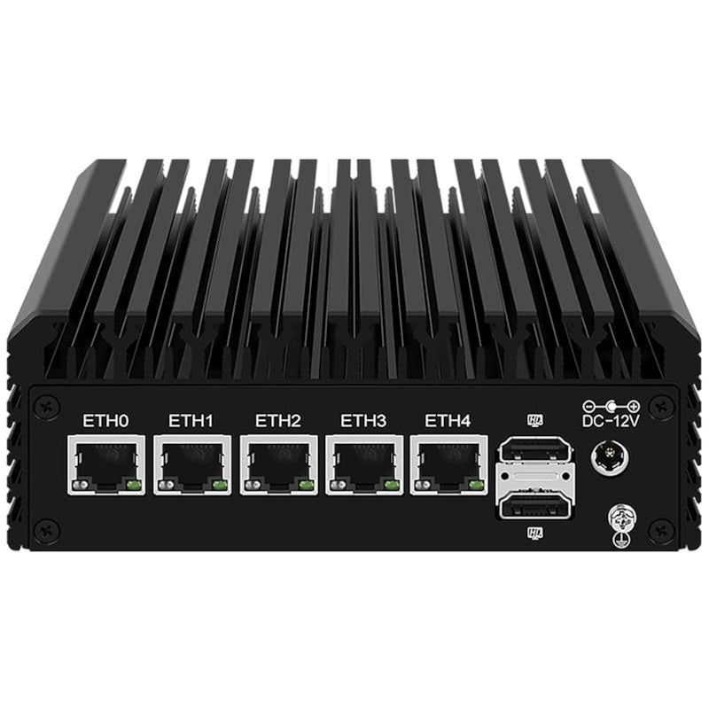 Firewall Micro Appliance Inter N100 Quad Core Mini Pc Firewall, 5 Inter I226 2