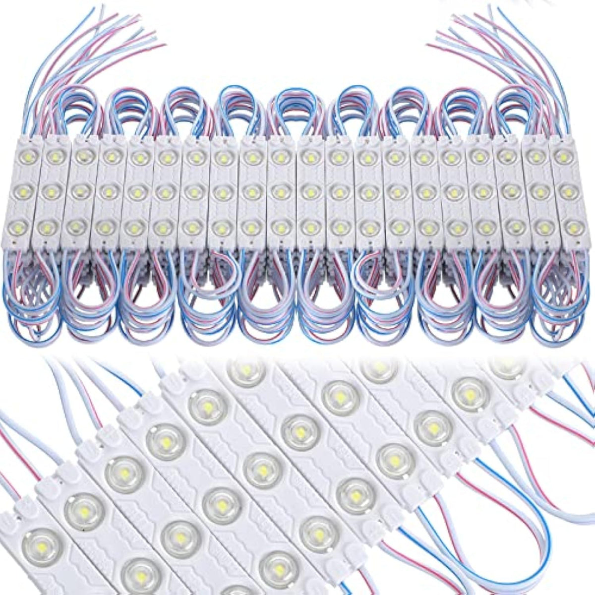500 Pcs Led Module White 6500K 1.2W Led Storefront Waterproof Replacement Lights For Inflatables Decorative Module Light