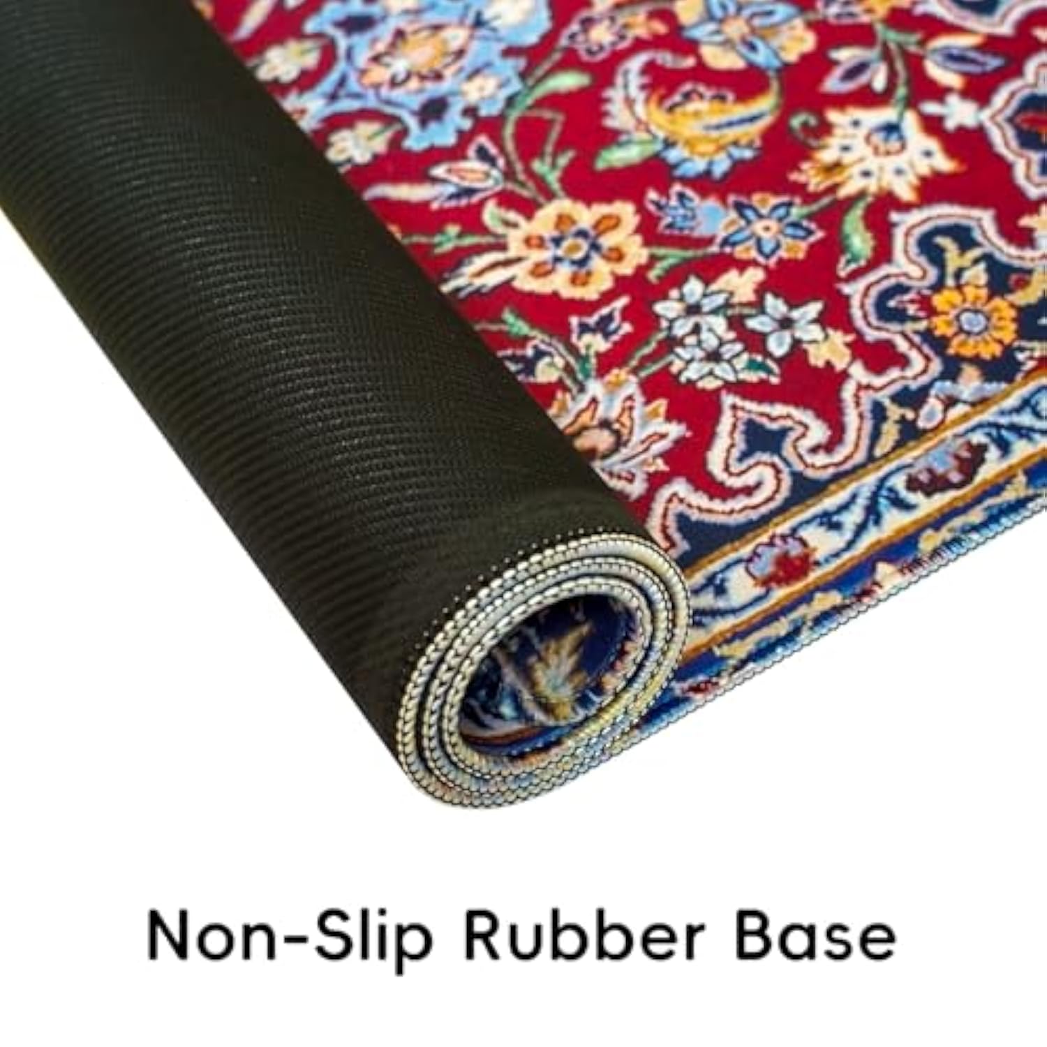 Persian Rug Large Mouse Pad With Stitched Edges, Xxl Thick Waterproof Vintage Retro Boho Mousepad Desk Pad, 31.5"X15.7" Computer Laptop Protector Desk Mat For Desktop With 4Mm Non-Slip Base