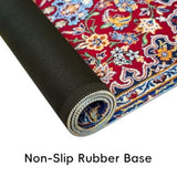 Persian Rug Large Mouse Pad With Stitched Edges, Xxl Thick Waterproof Vintage Retro Boho Mousepad Desk Pad, 31.5"X15.7" Computer Laptop Protector Desk Mat For Desktop With 4Mm Non-Slip Base