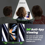 For Samsung Galaxy S24 Ultra Privacy Screen Protector Tempered Glass [24° Anti-Spy] [Zero Bubble] [Auto Dust-Remove] [Support Fingerprint Unlock] Anti Glare Hd 9H 6.8 Inch - 2 Pack