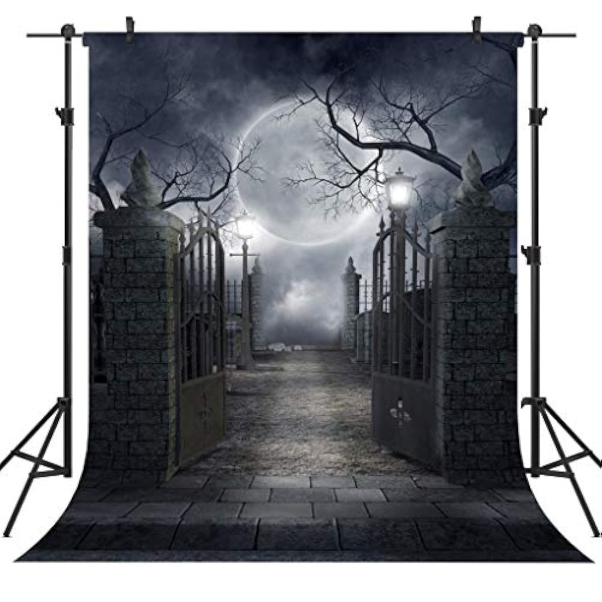 Halloween Theme 6x9FT Seamless Photography Backdrop Cloth Studio Prop TP17