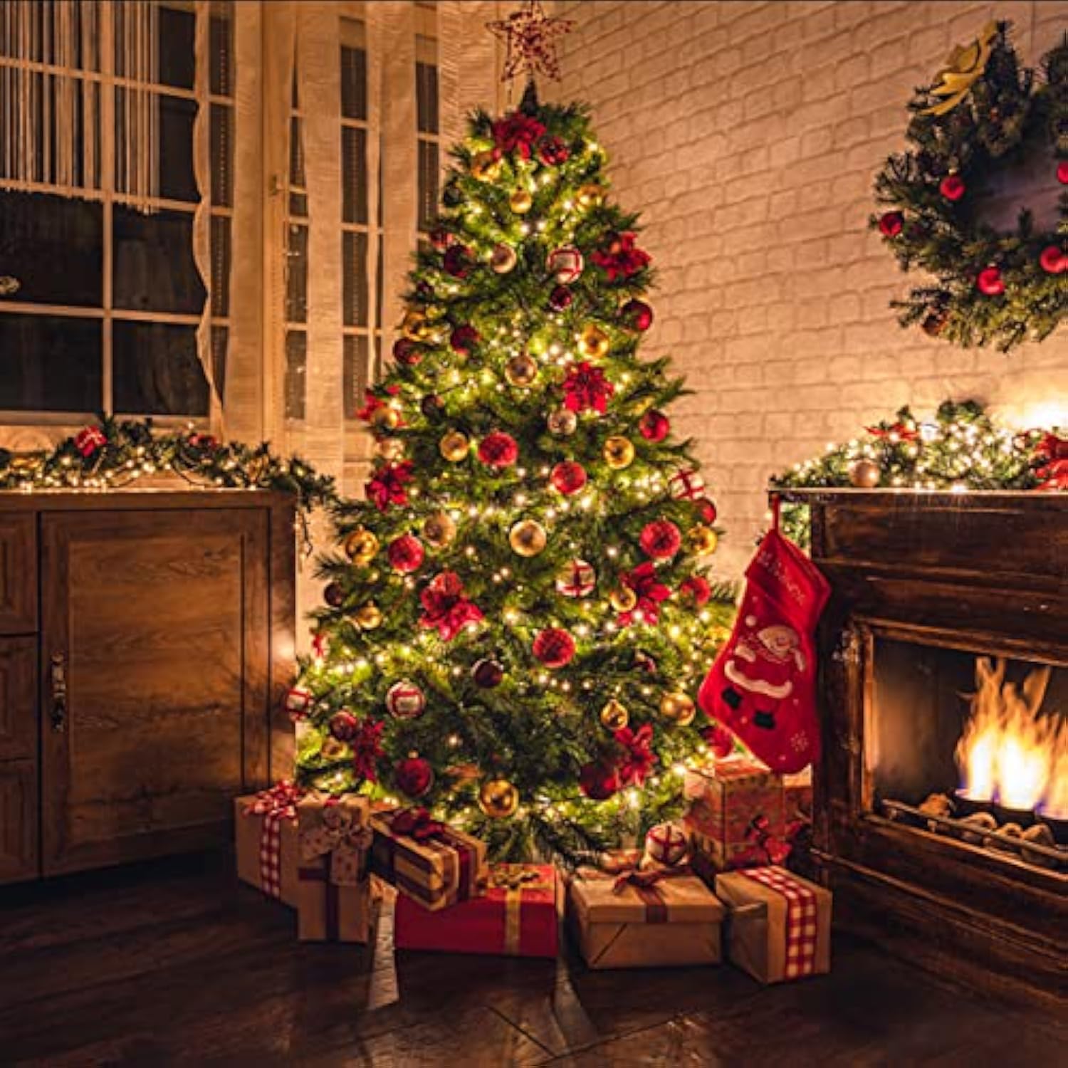 Christmas Lights, 66Ft 200 Led String Lights With Timer, Usb Or Battery Operated String Lights Waterproof 8 Modes Lights