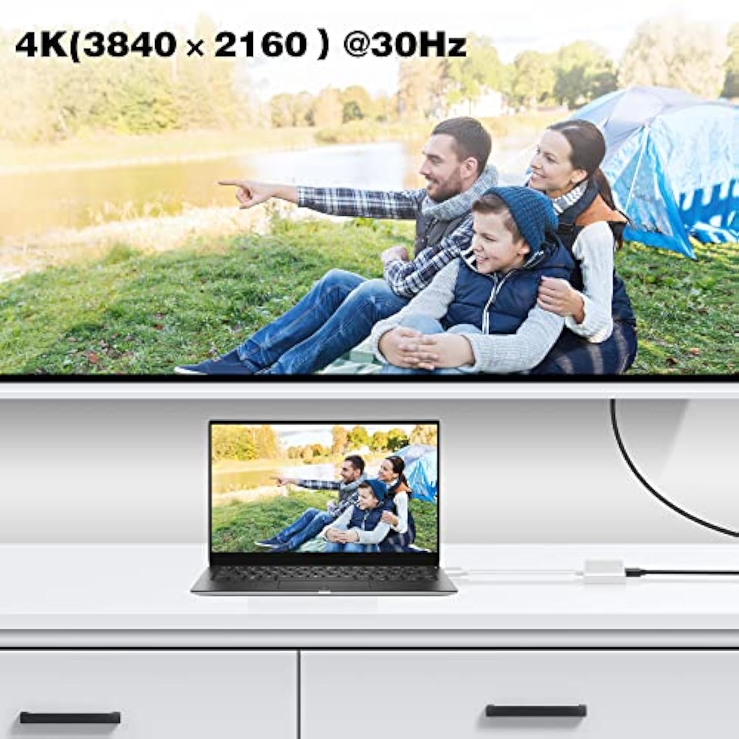 Usb C To Hdmi Adapter 4K Aluminum Usb Type C (Thunderbolt 3) To Hdmi Adapter C