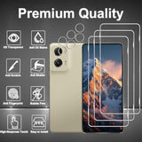 3+3 Pack Moto G Stylus 5G 2024 Tempered Glass Screen & Camera Protector