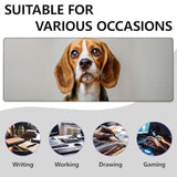 Beagle Large Mouse Pad, Gaming Mouse Pad, Non-Slip Rubber Base, Office Accessories, Desk Mat, Dog Mousepads For School, Work, Home Decor Gifts 31.5" X 11.8"