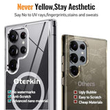 Clear Magnetic Case for Samsung Galaxy S25 Ultra, MagSafe, Shockproof, Slim