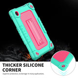 For Tcl Tab 8 Le Tablet Case,With Shoulder Strap Soft Silicone&Hard Back Hybri