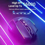 Redragon Wireless Gaming Mouse, Ergonomic Mouse 16000 DPI with Rapid Fire Key,