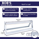 Butcher And Wrapping Paper Cutter Dispenser - 24In Craft Paper Roll Holder Stand And Cutter For Kitchen Storage