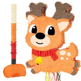 Christmas Reindeer Piñata - Pull String Christmas Elk Decorations
