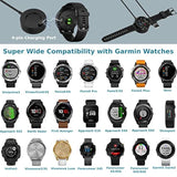 Watch Charger Charging Cable For Garmin(Fit For All Series Instinct/Forerunner/Venu/Fenix/Vivoactive), [2-Pack, 3.3Ft] Garmin Watch Charging Stand Charger Dock