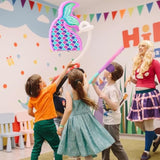 Mermaid Tail Pinata With Pinata Stick & Blindfold For Girls Mermaid Party Games Decorations Under The Sea Ocean Themed Birthday Party Supplies