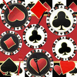 Casino Birthday Party Plates Set For 20 Guests, Including Poker Tablecloth, Napkins, Forks And Plates For Casino Theme Party Decorations Game Night Baby Shower
