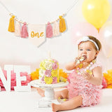 Boho Sun Yarn Tassel Garland Banner - Sunshine 1St Birthday Decoration, First Trip Around The Sun High Chair Tassel Garland