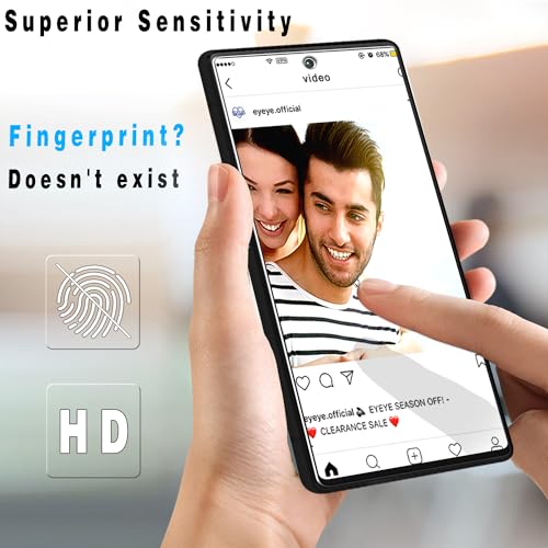 [3+3 Pack Screen Protector for Google Pixel 6 Tempered Glass with 3 Pack Camera Lens Protector, Support Fingerprint Reader, No-Bubbles, Anti Scratches