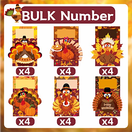 Thanksgiving Coloring Placemats, Set of 12