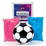 Gender Reveal Soccer Ball | Blue And Pink Powder Kit | Non-Transparent | Gender Reveal Party Baby Shower Supplies