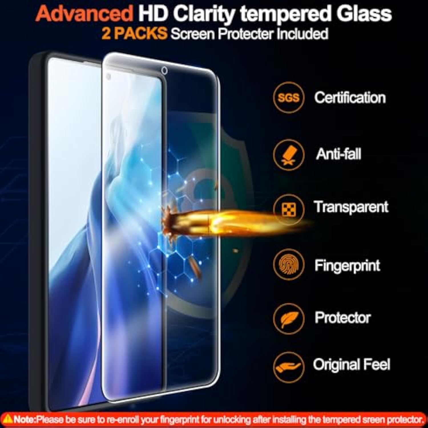 For Samsung Galaxy S25 Ultra Case With Magnetic,[Compatible With Magsafe][12Ft Military Dropproof][2*Screen Protector] Translucent Anti-Slip Back Slim Shockproof Case For S25 Ultra-Black