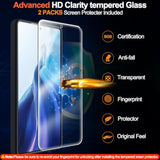 For Samsung Galaxy S25 Ultra Case With Magnetic,[Compatible With Magsafe][12Ft Military Dropproof][2*Screen Protector] Translucent Anti-Slip Back Slim Shockproof Case For S25 Ultra-Black