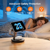for  Watch 5W Fast Charger,15W 3 in 1 Wireless Charging Station,for  Mag-Safe Charger Stand,Fast Magnetic Wireless Charger Station for