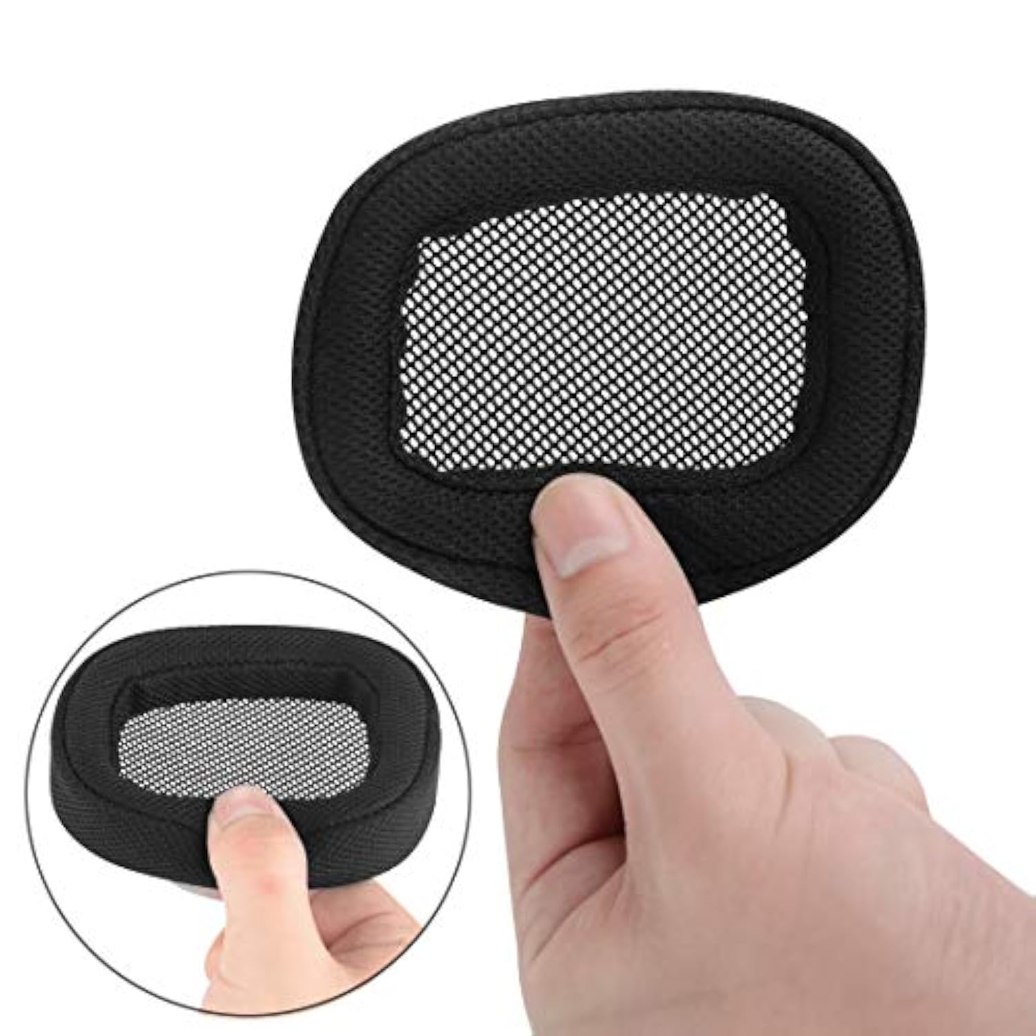 Replacement Ear Pads Compatible With G433, G233, G Pro Headphones, Ear Cushions (Mesh Fabric/Black)