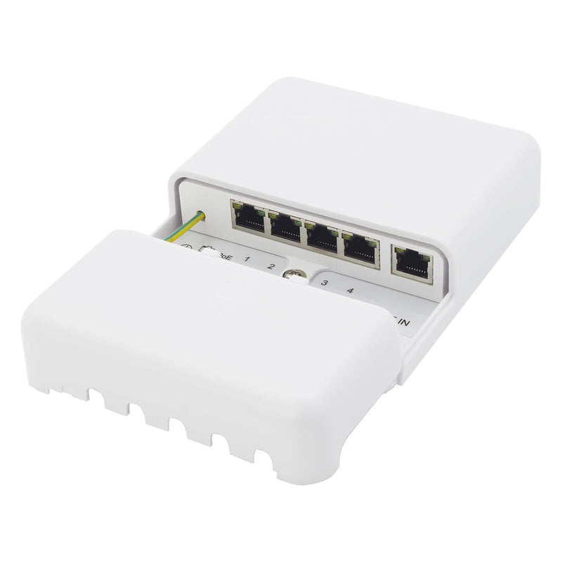 Gigabit 5 Port Poe Extender Outdoor Ip65 Waterproof Poe Passthrough Switch/Poe