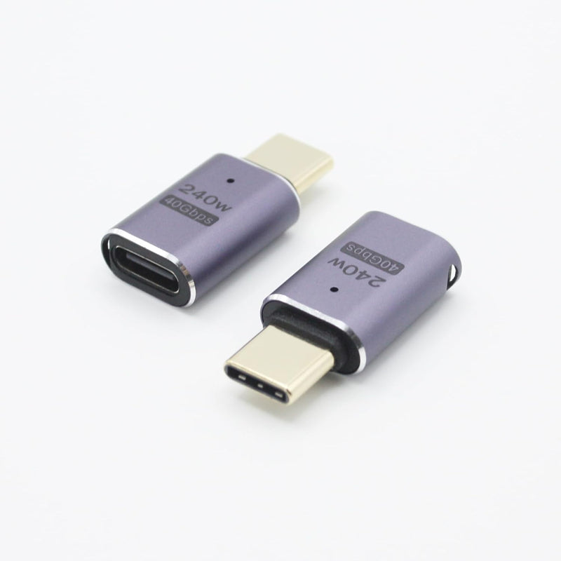 240W Usb C Adapter, Usb C Male To Female Adapter, Type C 40Gbps Data 8K Extend