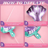 18 Piece Mermaid And Sea Shell Balloons Set, Tail Foil Party Balloons For Mermaid Ocean Theme Under The Sea Baby Shower Birthday Party Decorations